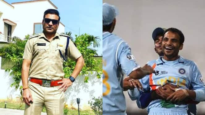 CSK Cricketer Turned Cop Joginder Sharma Acts Against Violence In Farmer Protest